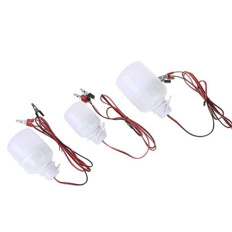 1pc LED Lamp DC 12V Portable Led Bulb 5W 9W 15W White Outdoor Camp Tent Night Fishing Hanging Light