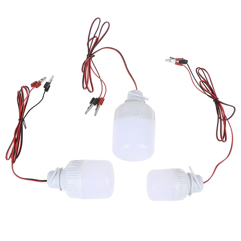 1pc LED Lamp DC 12V Portable Led Bulb 5W 9W 15W White Outdoor Camp Tent Night Fishing Hanging Light
