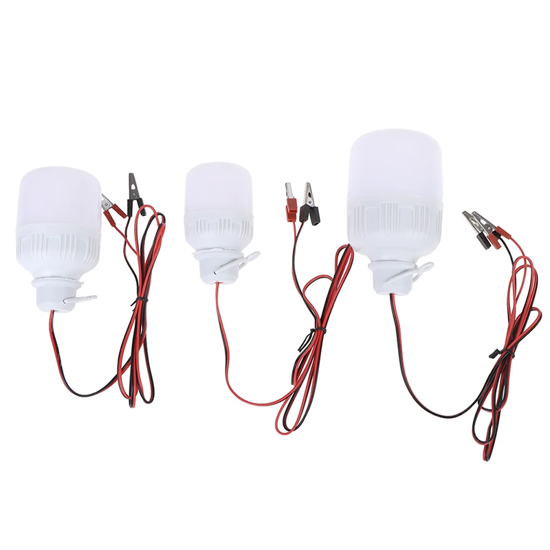 1pc LED Lamp DC 12V Portable Led Bulb 5W 9W 15W White Outdoor Camp Tent Night Fishing Hanging Light