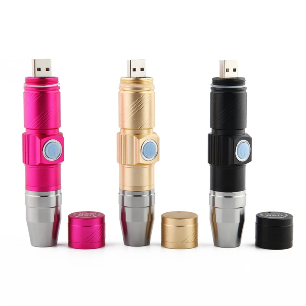365nm UV Flashlight USB Rechargeable Money Pet Urine Ore Cat Tinea Leakage Scorpion Fluorescent Invisible Ink Marker Check Light