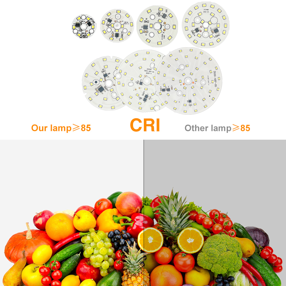 AC 220V LED Chip No Transformer Required SMD 2835 Circle Light Beads DIY High CRI For Led Downlight Lighting Accessory