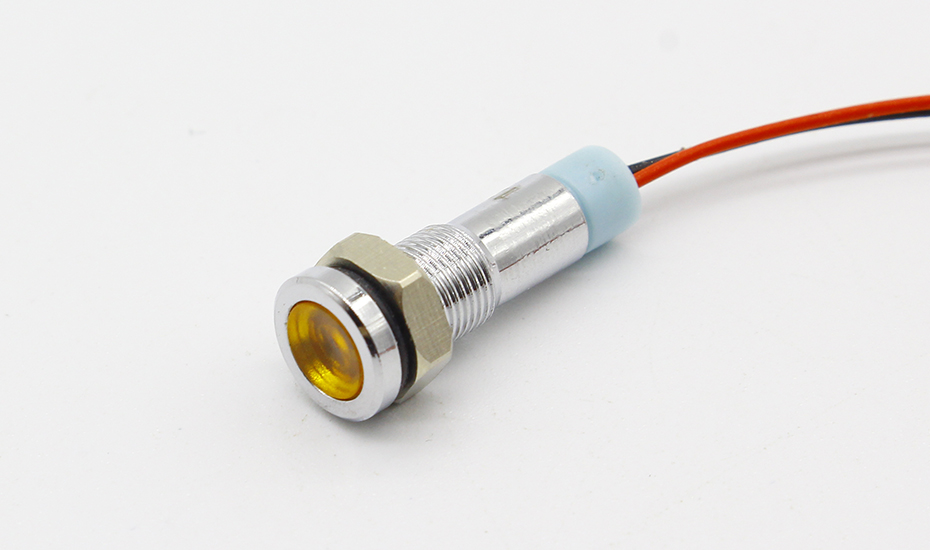 6mm LED indicator light 6V 12V 24V 220V signal lamp