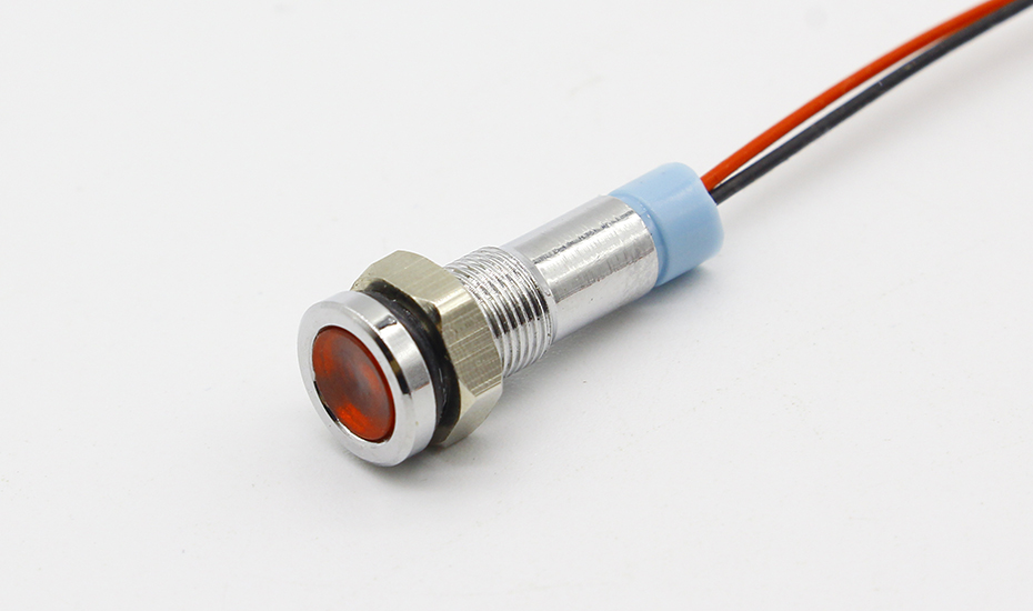 6mm LED indicator light 6V 12V 24V 220V signal lamp