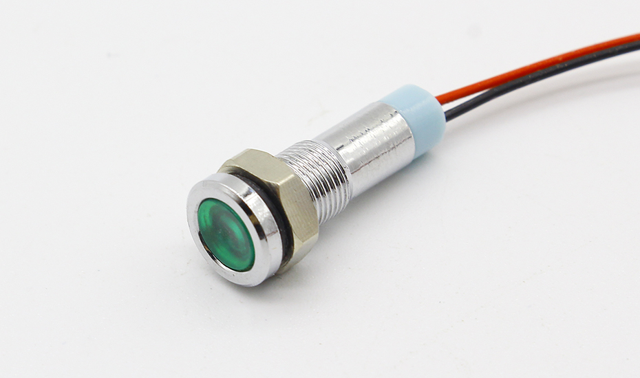 6mm LED indicator light 6V 12V 24V 220V signal lamp
