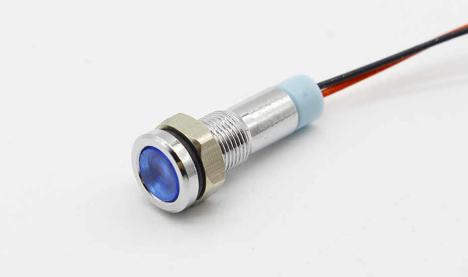 6mm LED indicator light 6V 12V 24V 220V signal lamp