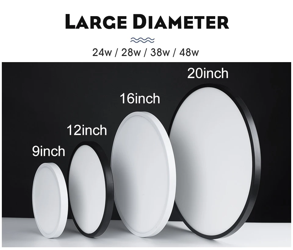 MARPOU 2cm Ultra-thin LED ceiling light 24W 28W 38W warm white cold white neutral white indoor modern lighting Decoration Home