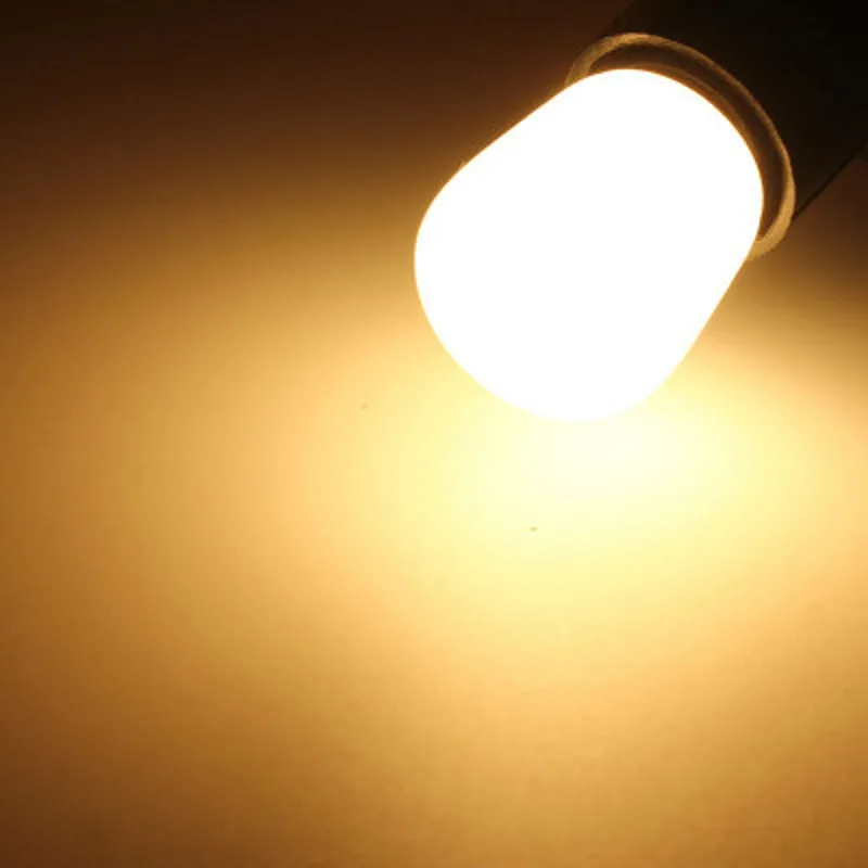 Mini 2W LED Light Bulbs E14 E12 T22 220V 110V 12V 24V 2835 SMD Refrigerator Lamp Screw Bulb For Refrigerator Freezer