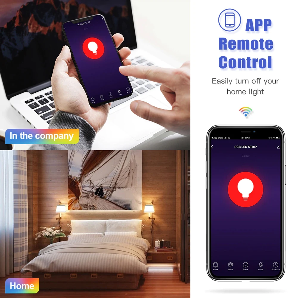 1Pcs 18W 15W Zigbee Led Light bulb RGB+WW+CW E27 Tuya Wifi Smart Home Led Lamps Compatible With Alexa Amazon Google Assistant
