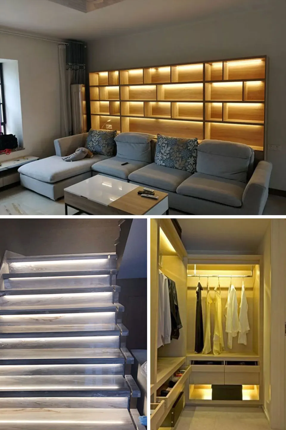 2pcs 20cm 30cm 40cm 50cm LED Hard Rigid Strip Bar Light AC220V Aluminium Shell Kitchen Under Cabinet Lamp Room