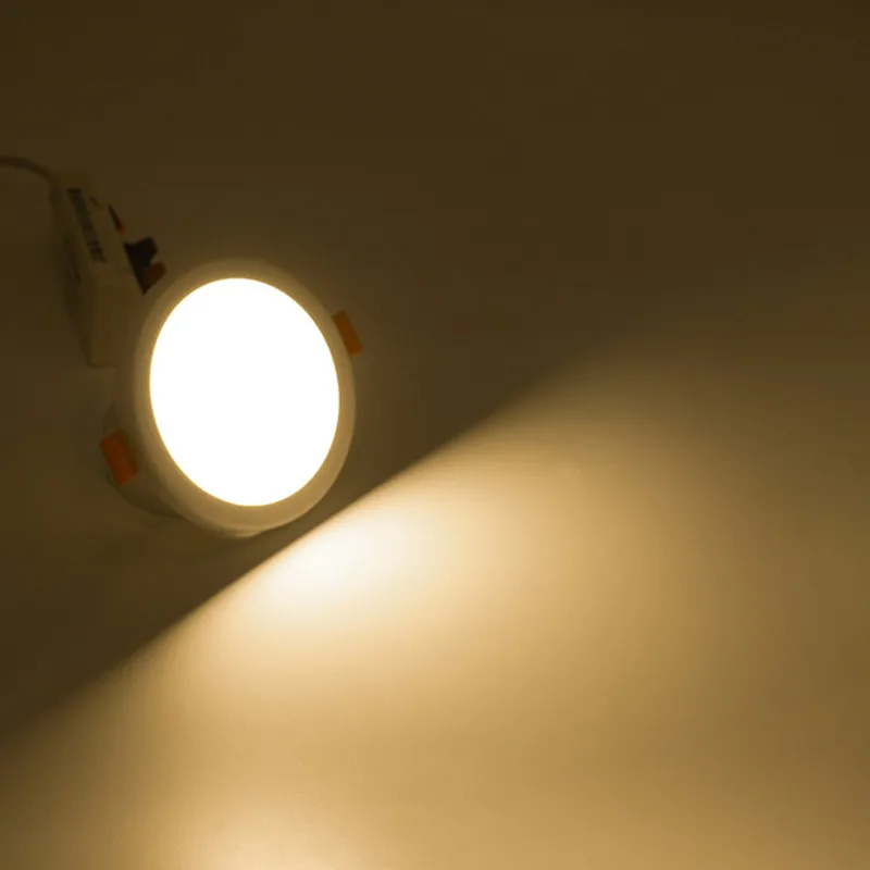 LED Panel Lights Ultrathin Surface Downlight 6W 8W 15W 20W 110V220V Square Round Panel Light White/Warm Indoor Bedroom LED Light