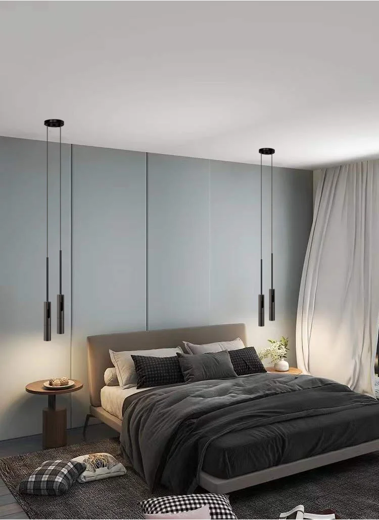 Minimalist LED Hanging Pendant Light for Bedroom Dining Room Kitchen Restaurant Decor Chandeliers Pendant Lamp Bedside Lights