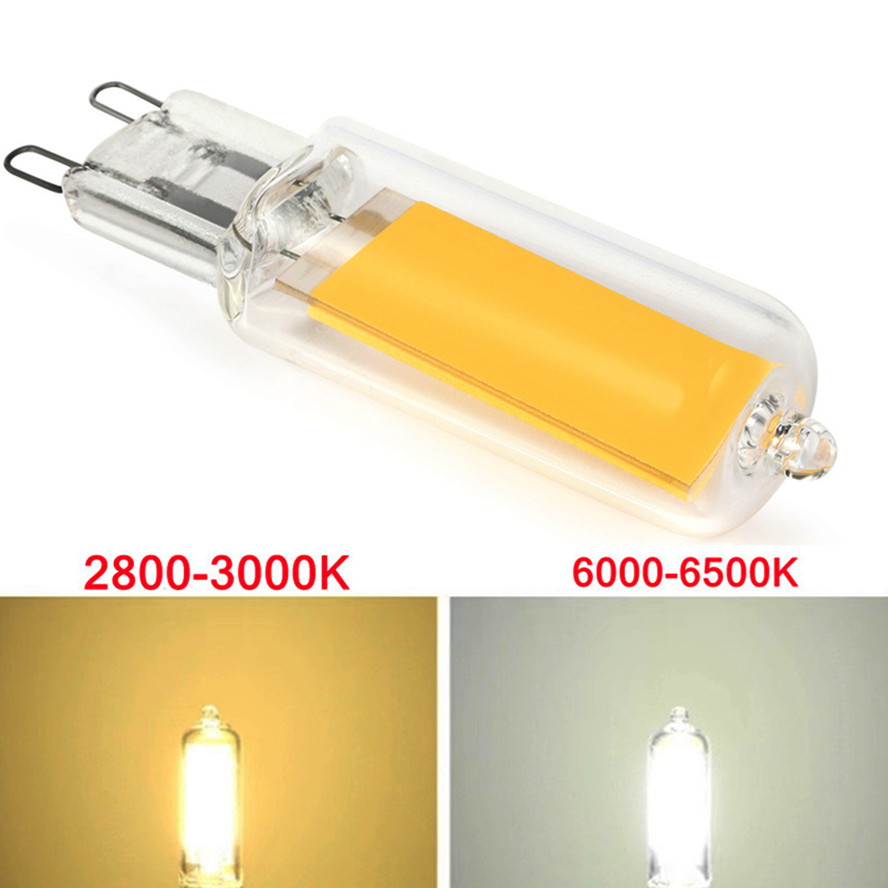 Super Bright G9 LED Light Bulb 7W 9W 12W 15W AC DC 12V 220V Glass Lamp Constant Power Light LED Lighting G9 COB Bulbs