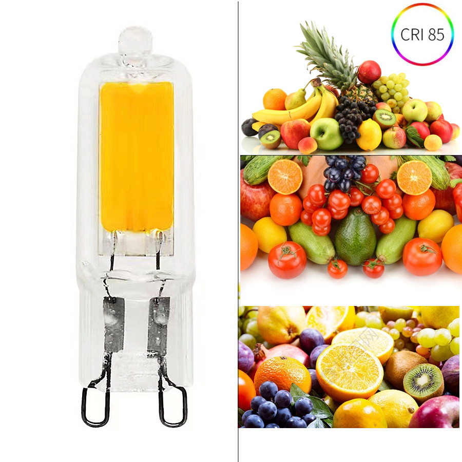Super Bright G9 LED Light Bulb 7W 9W 12W 15W AC DC 12V 220V Glass Lamp Constant Power Light LED Lighting G9 COB Bulbs