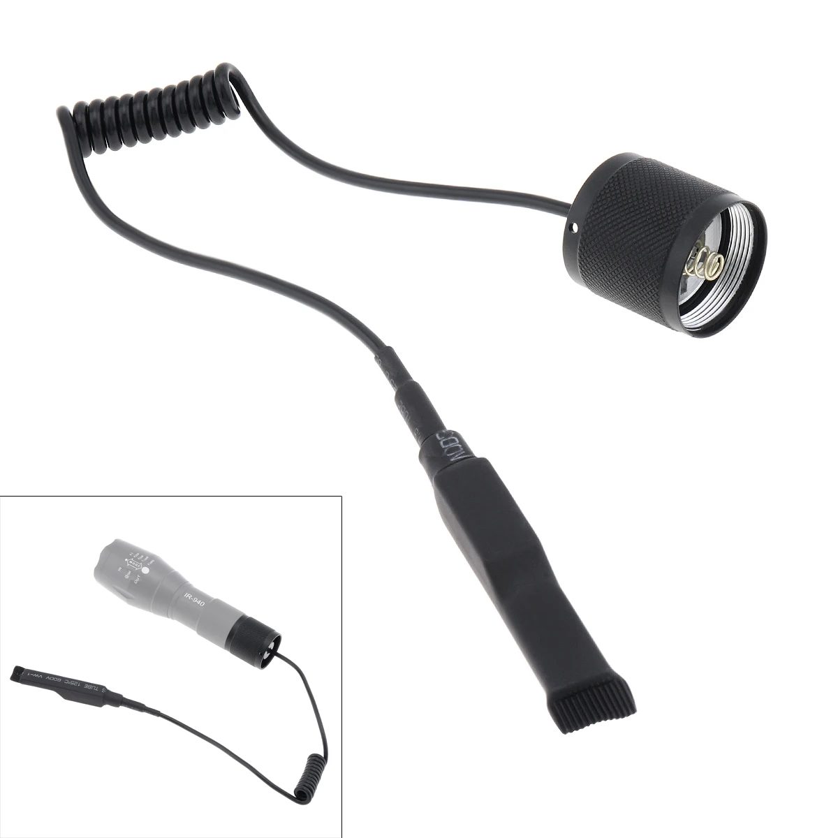 Flashlight Remote Pressure Switch Fit for A100/C8/T50 /B158/501B/502B Zoomable LED Torch Tactical LED Flashlight Accessories
