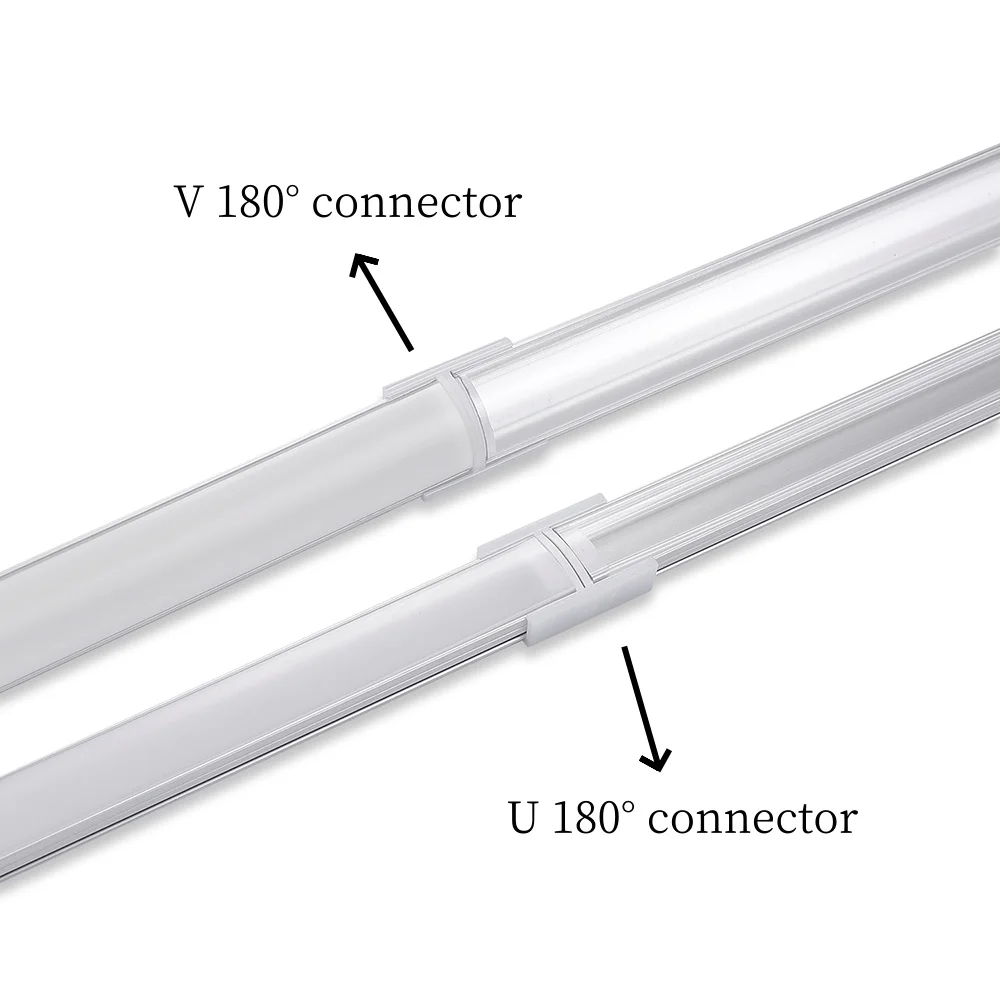 1-30pcs/Lot perfil aluminio led Corner Aluminium Profile Channel Holder for LED Strip Light Bar Cabinet Lamp Kitchen Closet