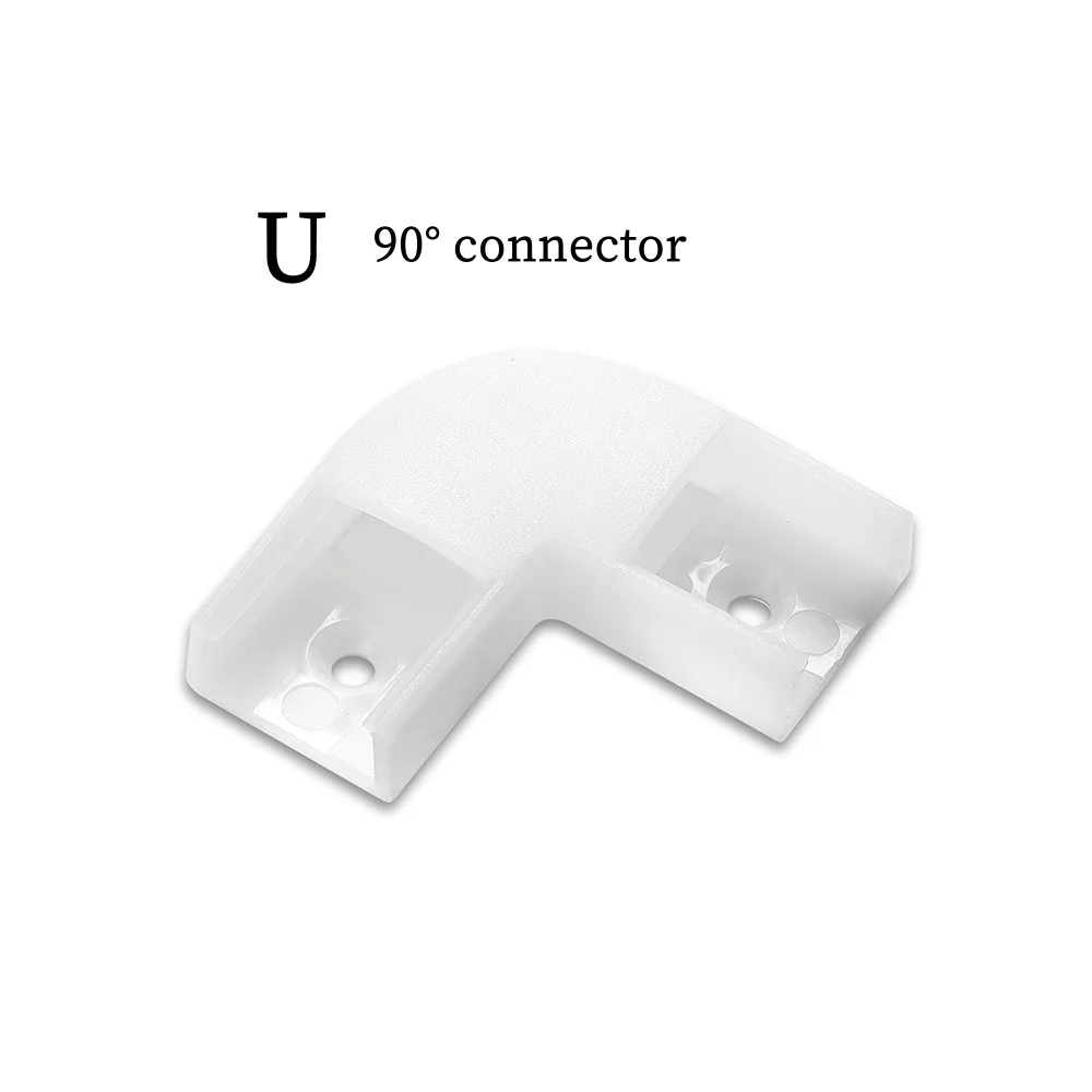 1-30pcs/Lot perfil aluminio led Corner Aluminium Profile Channel Holder for LED Strip Light Bar Cabinet Lamp Kitchen Closet