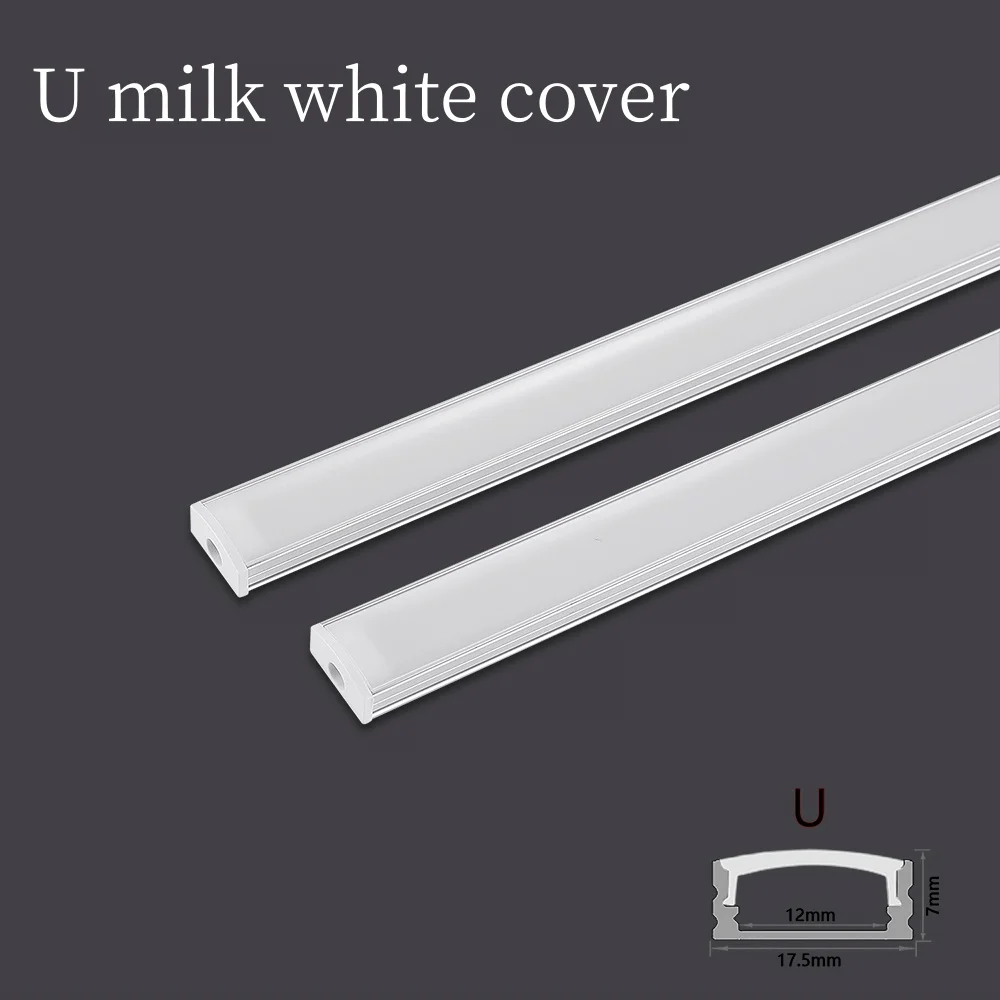 1-30pcs/Lot perfil aluminio led Corner Aluminium Profile Channel Holder for LED Strip Light Bar Cabinet Lamp Kitchen Closet