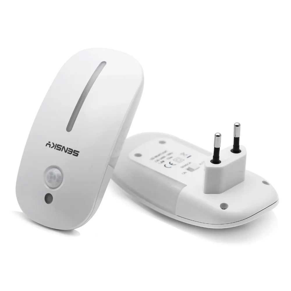SENSKY Motion Sensor LED Night Light US PLUG EU PLUG UK PLUG For Hallway Pathway