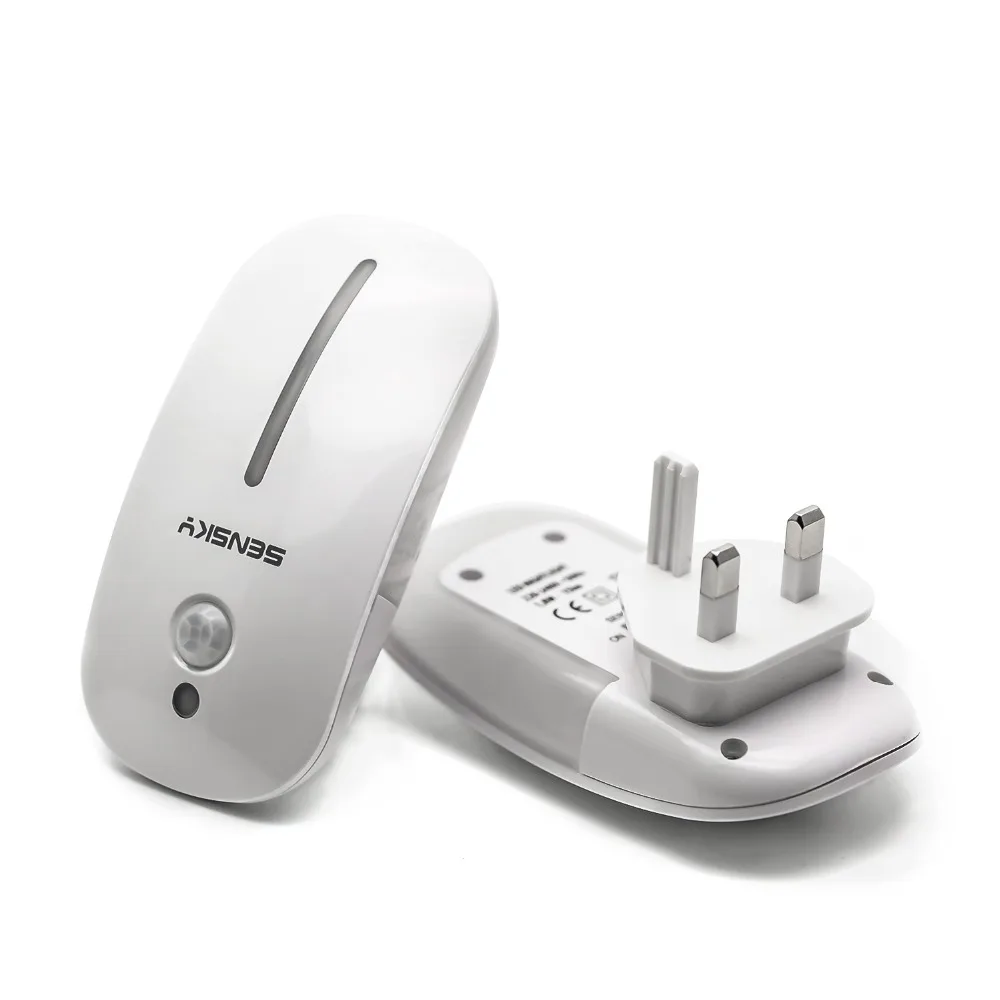 SENSKY Motion Sensor LED Night Light US PLUG EU PLUG UK PLUG For Hallway Pathway