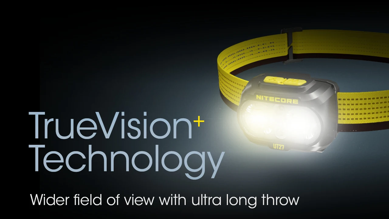 NITECORE UT27 Dual Beam Fusion Elite Headlamp 800 lumens +Removable Rechargeable Battery Spotlight