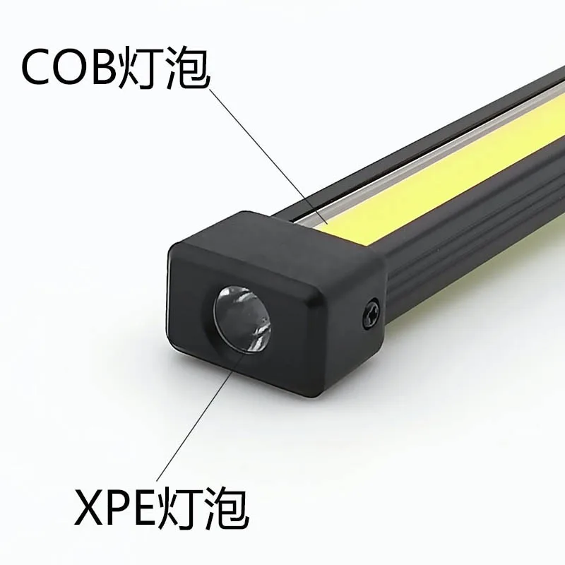 LED Emergency Floodlight COB Folding Work Lamp Strong Magnet Strong Light Emergency Flashlight Type C Car Service Lamp