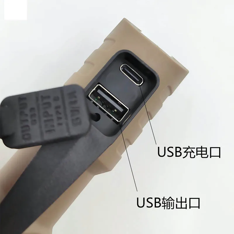 LED Emergency Floodlight COB Folding Work Lamp Strong Magnet Strong Light Emergency Flashlight Type C Car Service Lamp