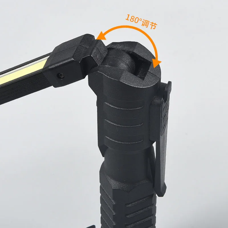 LED Emergency Floodlight COB Folding Work Lamp Strong Magnet Strong Light Emergency Flashlight Type C Car Service Lamp