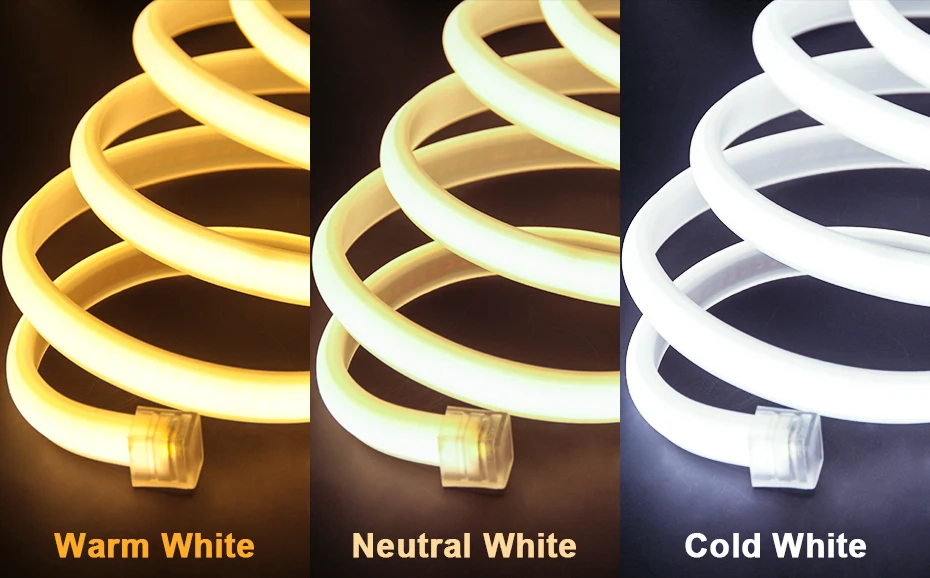 220V COB Led Strip Light Tape 288 LEDs/M Soft Flexible Tape IP65 Waterproof with EU Power Plug 1m-30m for Garden Lighting Decor