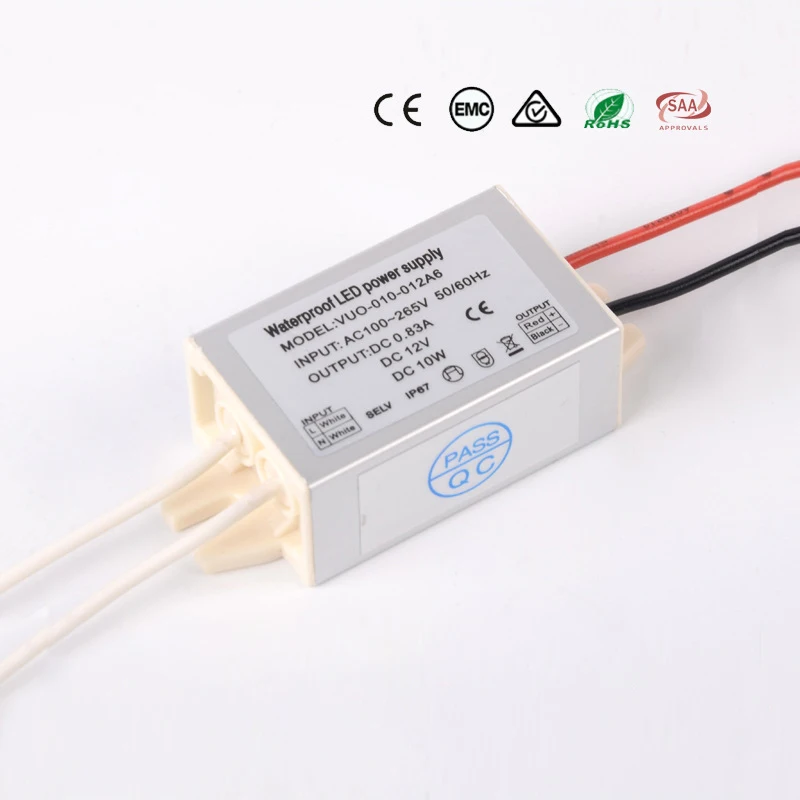 Waterproof LED Power Supply 10W 20W 45W 220V to 12V Driver for LEDs Spotlights Transformer IP67