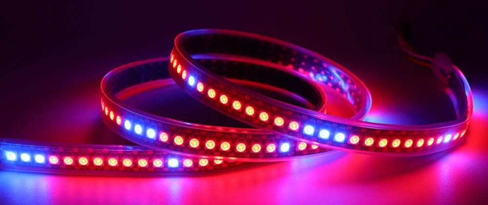 DC5V WS2812B Led Strip 74/96/144leds/m Individually Addressable Smart 5050RGB WS2812 Pixels Led Light IP30/65/67 Black/White PCB