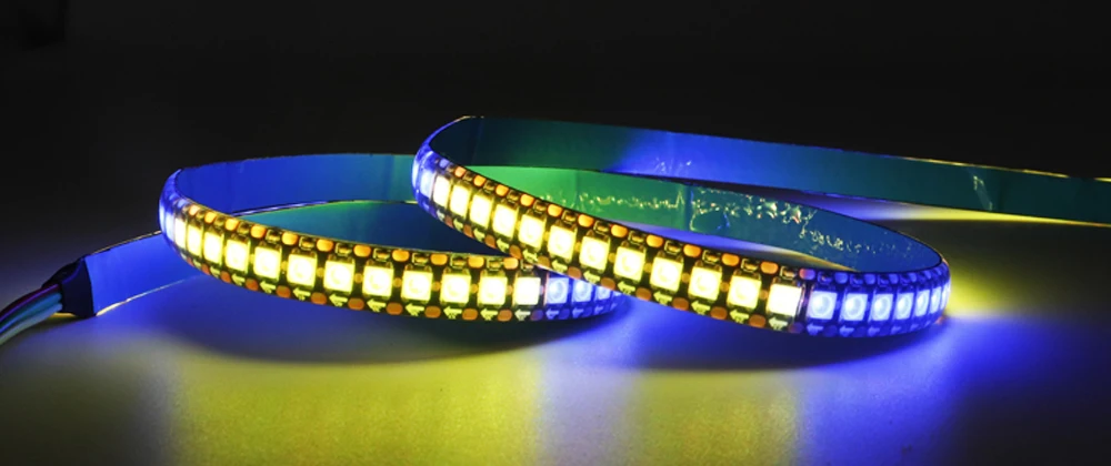 DC5V WS2812B Led Strip 74/96/144leds/m Individually Addressable Smart 5050RGB WS2812 Pixels Led Light IP30/65/67 Black/White PCB