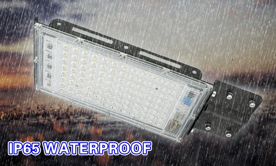 100W LED Street Light AC 220V-240V Outdoor Floodlight Spotlight IP65 Waterproof Wall Light Garden Road Street Pathway Spot Light