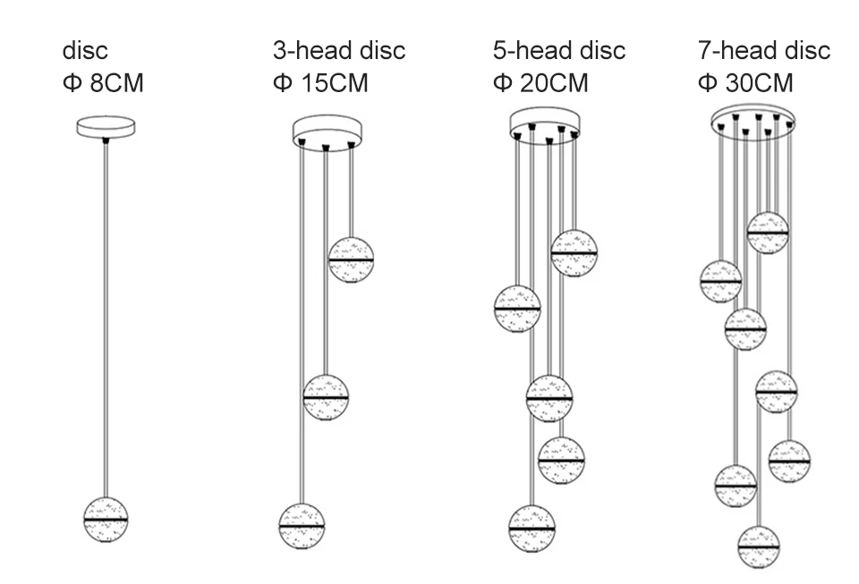 Spiral Staircase Living Room Chandeliers Crystal Ball Led Ceiling Light Lustre Chandelier Modern 2026 Decoration Bedroom Dining