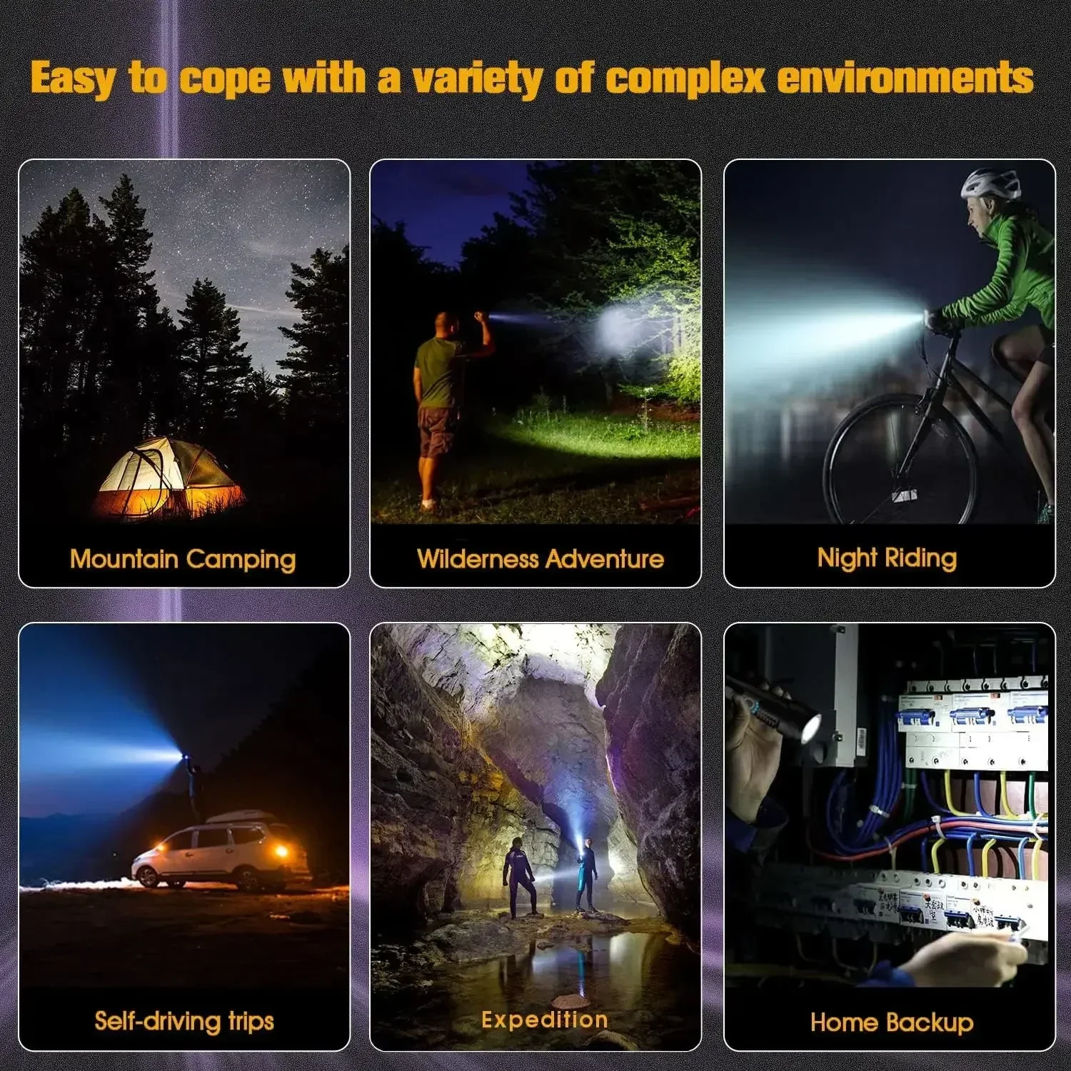 90000LM High Power XHP50 Led Flashlight Rechargeable Torch Zoom Usb Hand Lantern Camping Outdoor Waterproof Emergency