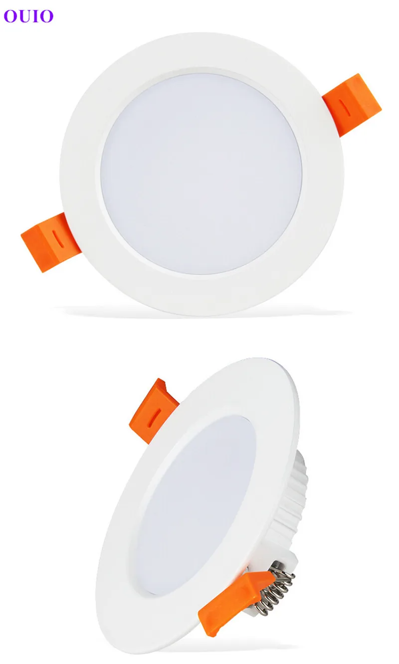 Recessed Ultra-thin LED Downlight 110V-240V Dimmable Ceiling Lamp Warm Neutral White Supermarket 5W7W9W12W15W18W 24W30W Lighting