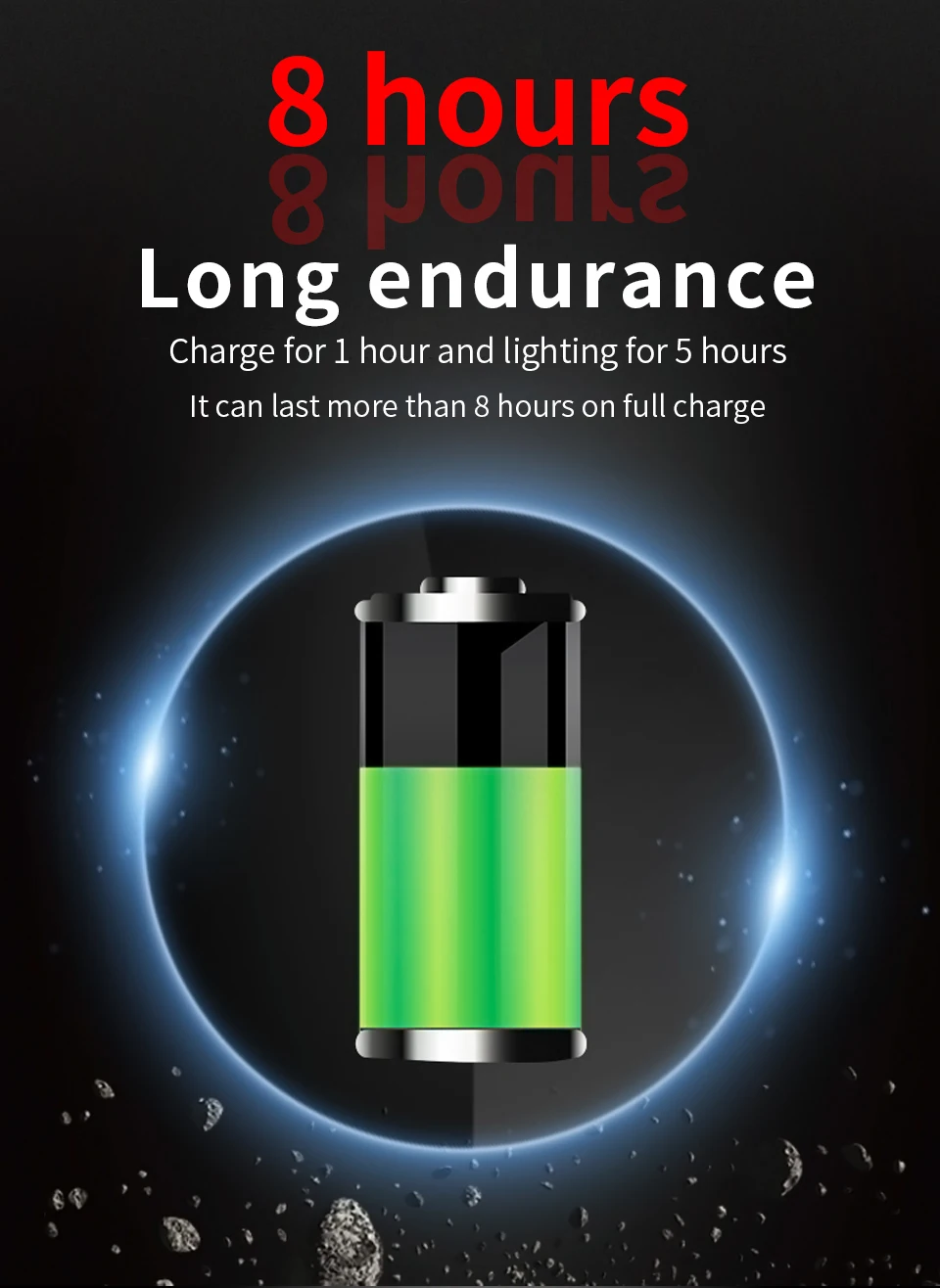 Diving Flashlight 3000LM CERR LED focus long waterproof night submersible fishing IPX8 outdoor underwater strong penetrati