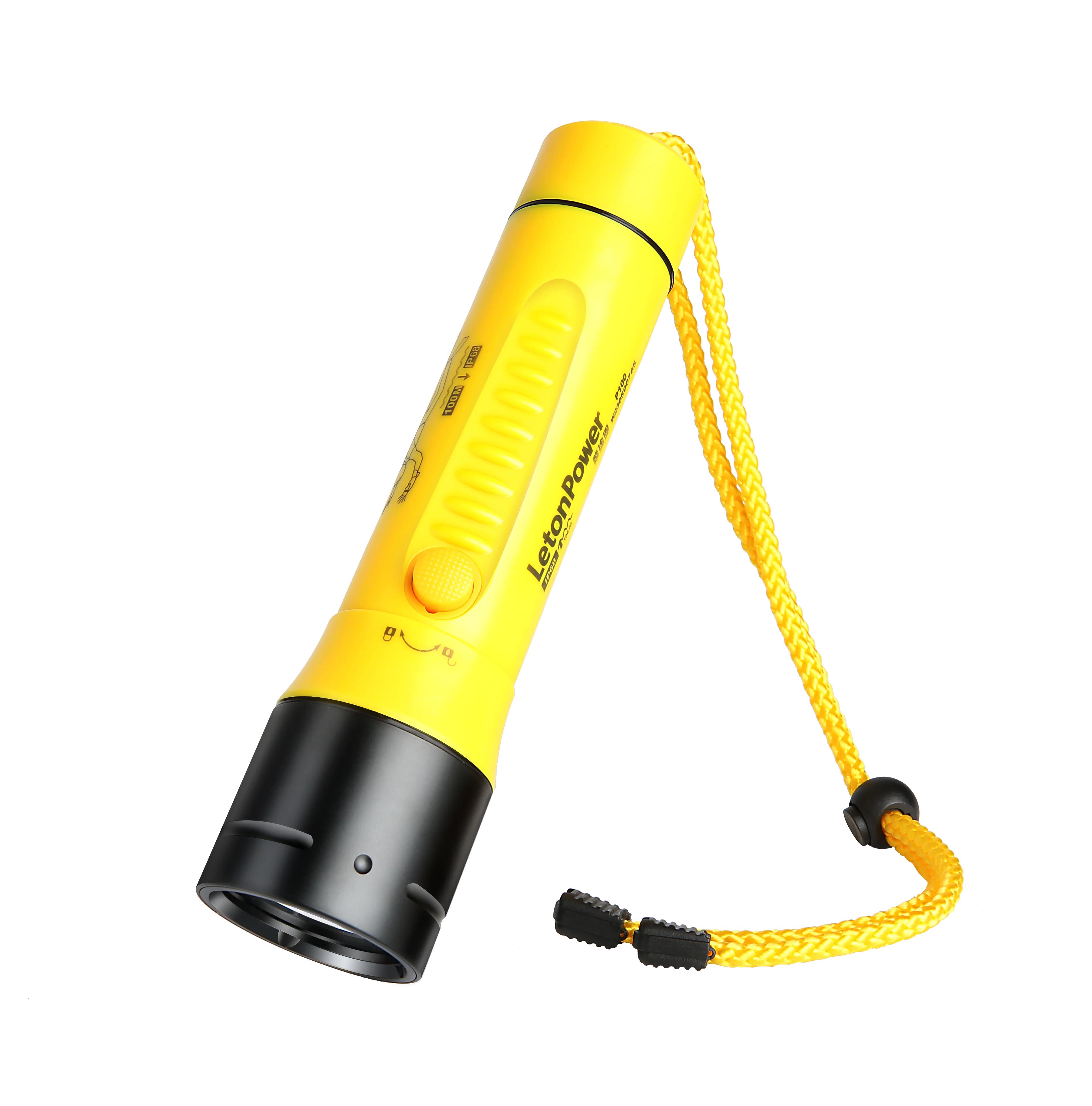 Diving Flashlight 3000LM CERR LED focus long waterproof night submersible fishing IPX8 outdoor underwater strong penetrati