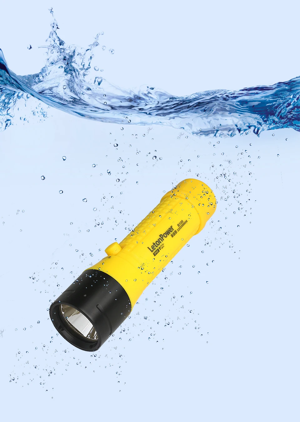 Diving Flashlight 3000LM CERR LED focus long waterproof night submersible fishing IPX8 outdoor underwater strong penetrati