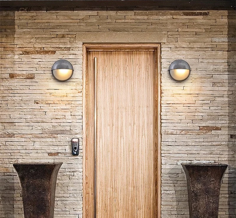 Outdoor Retro LED Wall Lamp E27 Industrial Vintage IP65 Waterproof Glass Ceiling Sconce Bathroom Garden Porch Wall Light Fixture
