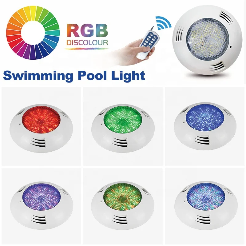 18/24/36/45W Swimming Pool Light with Remote Controller RGB Multi Color Outdoor LED Underwater AC12V IP68 Waterproof Lamp