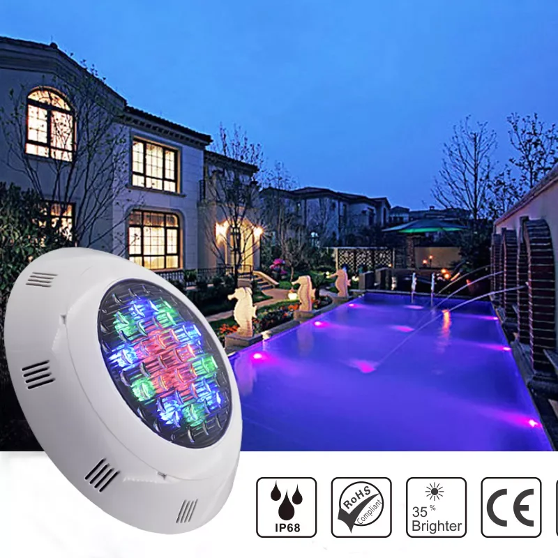 18/24/36/45W Swimming Pool Light with Remote Controller RGB Multi Color Outdoor LED Underwater AC12V IP68 Waterproof Lamp