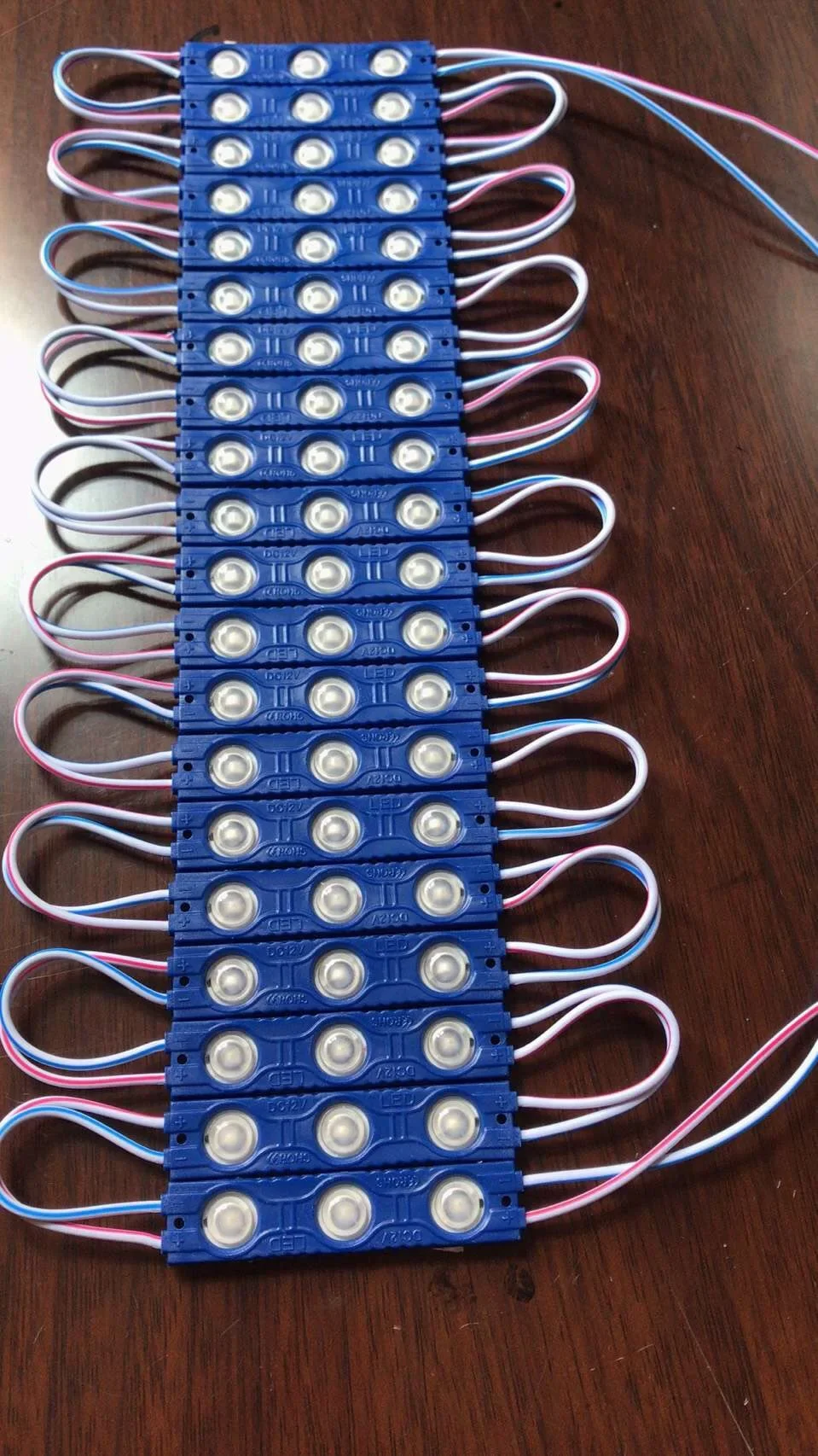 20pcs DC12V 24V 2835 3LED Module Injection Waterproof IP67 Decorative 2835 Strip Bar Light Lamp White Red Green Blue Yellow Pink