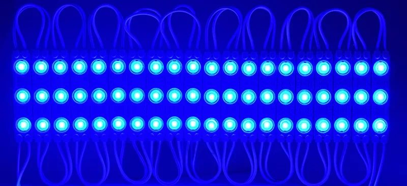 20pcs DC12V 24V 2835 3LED Module Injection Waterproof IP67 Decorative 2835 Strip Bar Light Lamp White Red Green Blue Yellow Pink