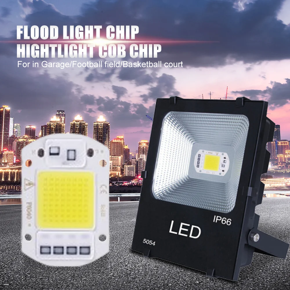 LED COB Chip 20W 30W 50W AC 220V Smart IC No Need Driver LED Lamp Beads DIY Flood Light Spotlight Floodlight Outdoor Chip Light