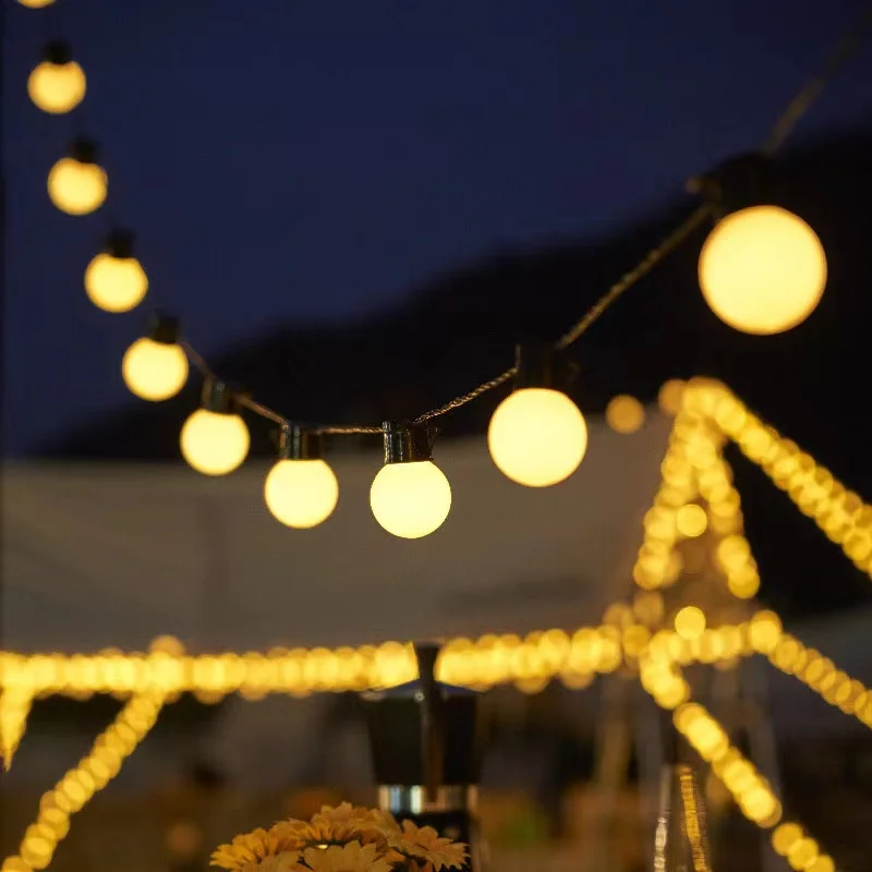 G50 Globe Bulb LED Fairy String Light Outdoor Lights Street Wedding Garden Patio Christmas Decoration Light