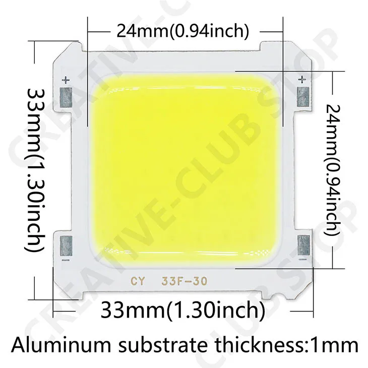 LED COB CHIP for USB Portable Mini Keychain Camping Light Pocket Flashlight Outdoor White Light DC3-4V 5-15W 500-1500lm 10pcs