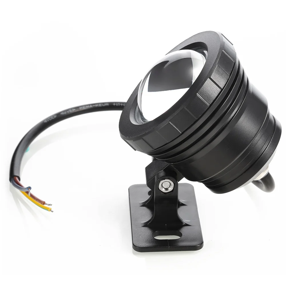 RGB Underwater LED Spotlight Bulb AC 110V 220V DC 12V 15W 10W Landscape Lamp Flood Light Outdoor Garden Fountain Pool Decoration