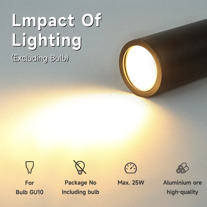 GU10 Spot Led Track Light Fixture 110V 220V Ceiling Spot Lighting Indoor for Living Room Decor Ceiling Chandelier Led Spotlights