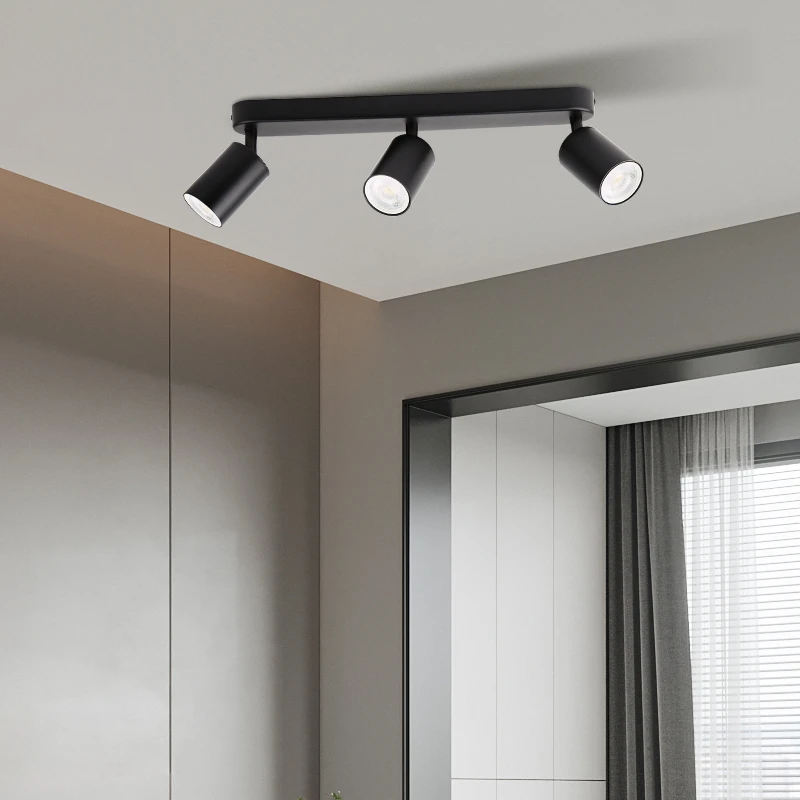 GU10 Spot Led Track Light Fixture 110V 220V Ceiling Spot Lighting Indoor for Living Room Decor Ceiling Chandelier Led Spotlights