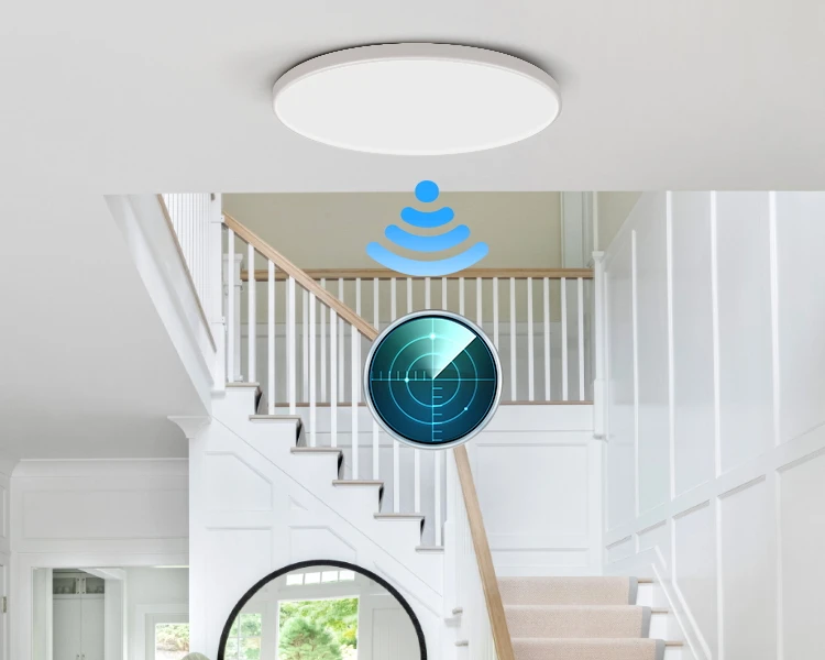 Radar Ceiling Lights Led Motion Sensor Light 220V Bathroom Induction Lamp for Porch Hallways Corridor Balcony Smart Ceiling Lamp